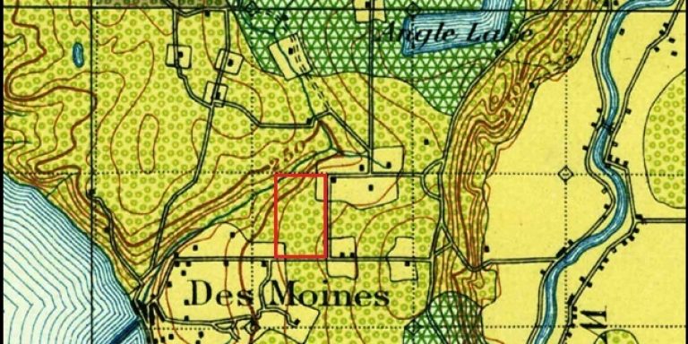 Picture of USGS Map from 1900. 